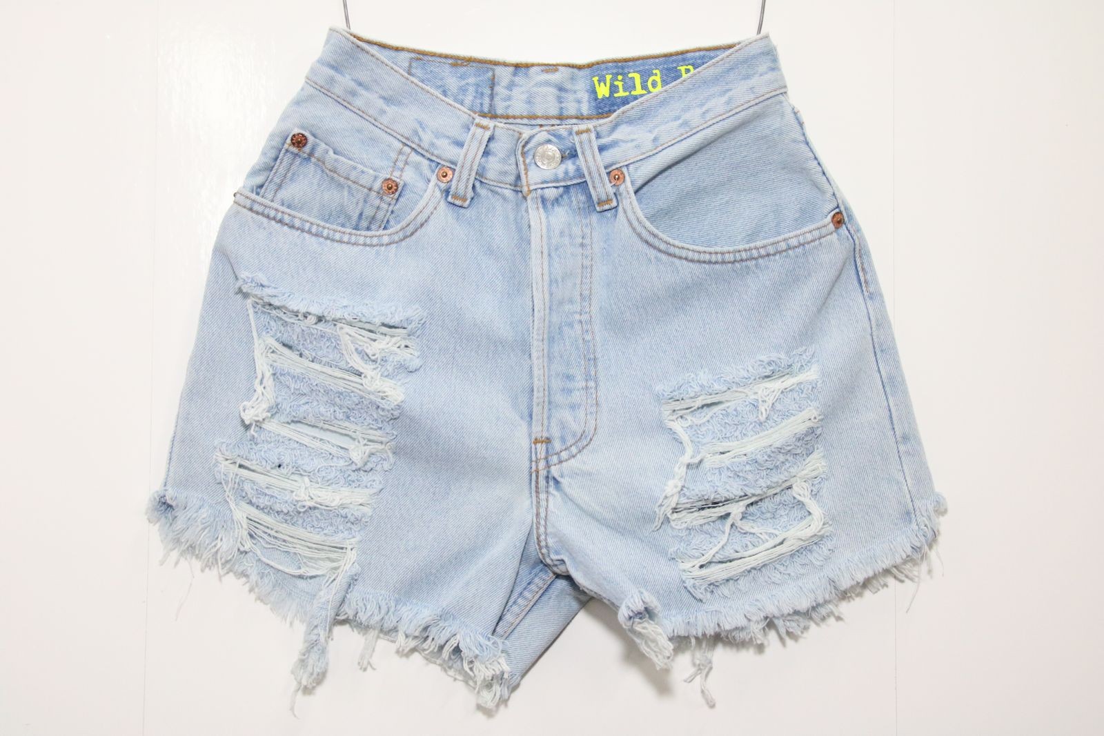 Short Levis 901 destroyed denim - Wild Boar