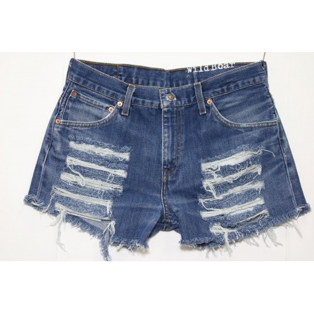 LEVIS SHORT 516 STRAPPATO DESTROYED - Wild Boar